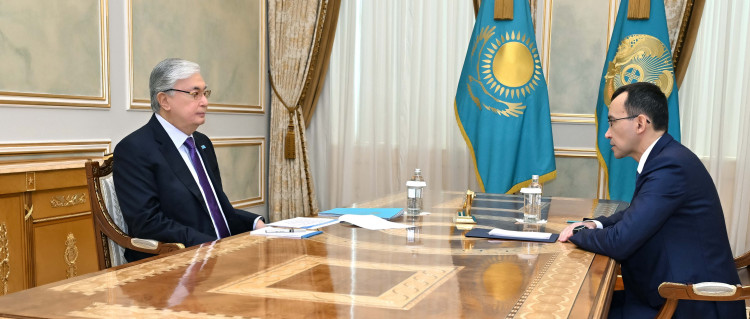 The Head of State received the Chairman of the Senate Maulen Ashimbayev
